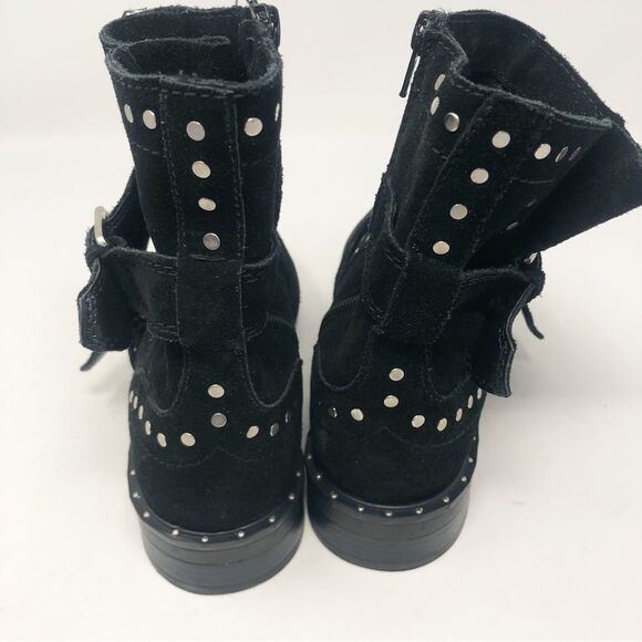 STEVEN BY STEVE MADDEN | Black Suede Studded Zephyr Boots Women’s Size 8.5 - Picture 6 of 11